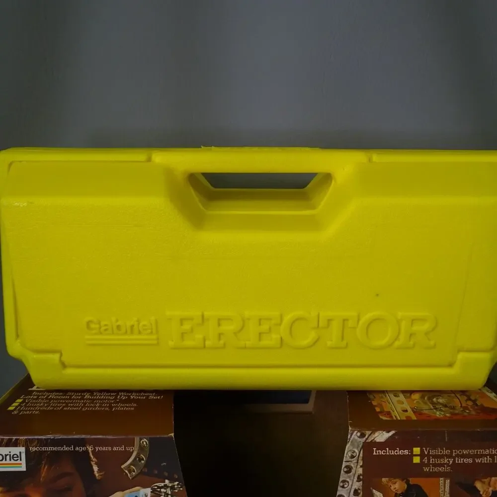 Vtg Gabriel Powermatic Motorized Erector Set #36144 Metal Building Toy